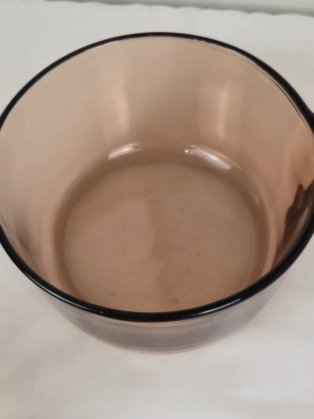 Vintage Visions Corning Amber Glass 1.5L Saucepan & 2L V-20-B Saucepot